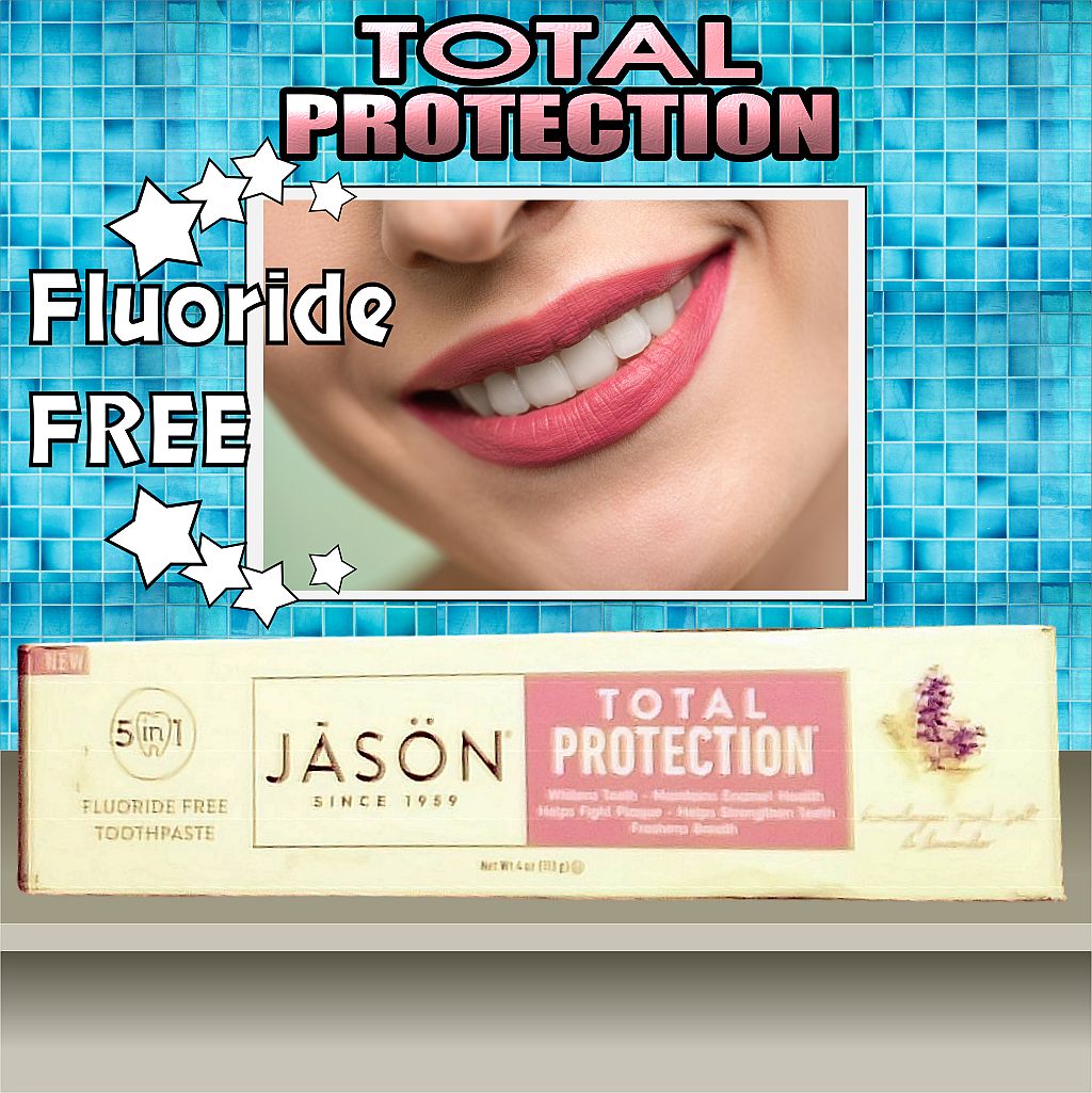 Jason Total Protection Whitening Antiplaque Peppermint Lavender Toothpaste
